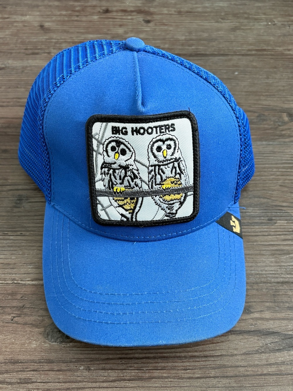 GOORIN BROS BIG HOOTERS BLUE OWL SNAPBACK HAT